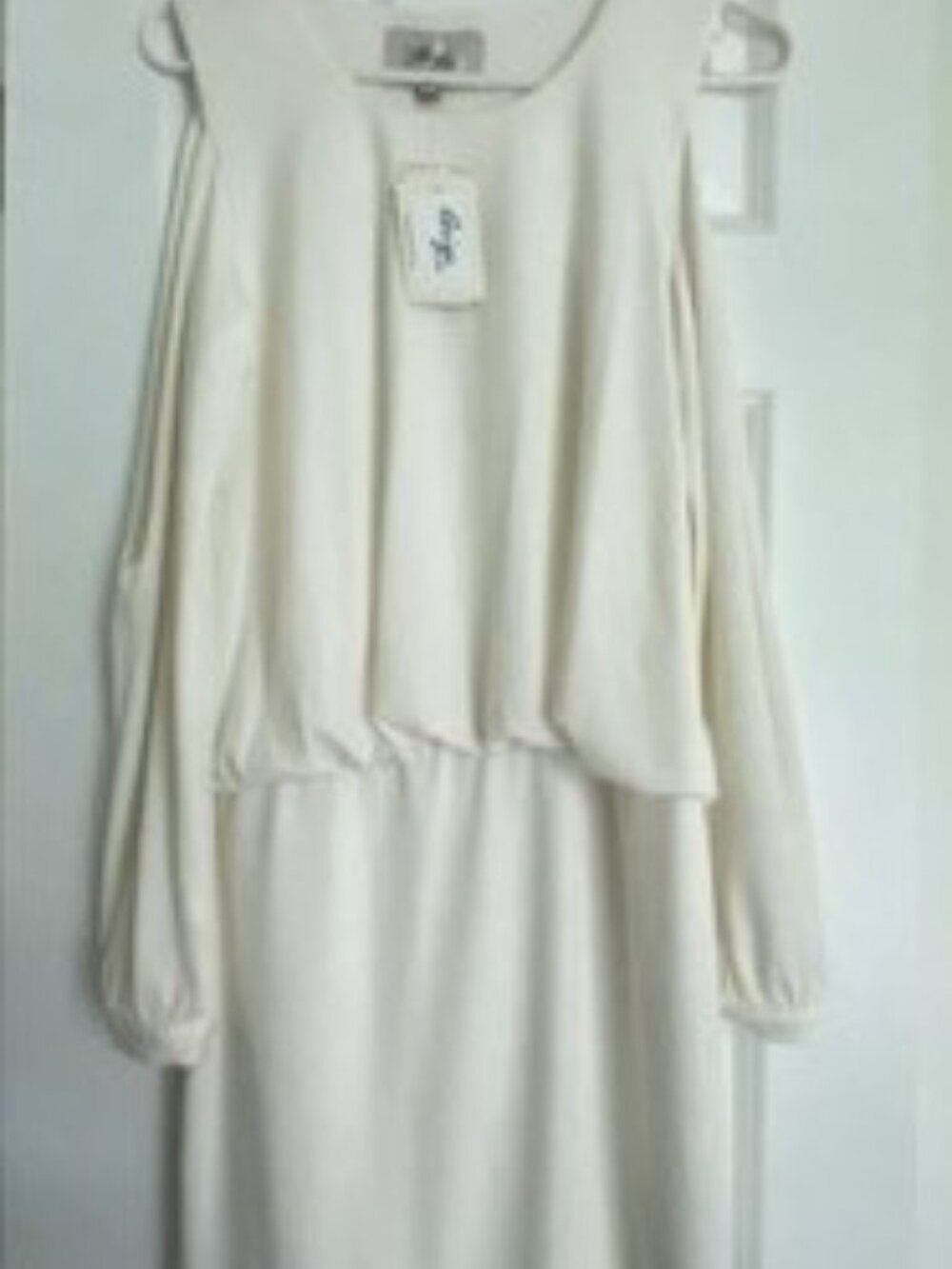 Beige by ECI mini beige dress size S